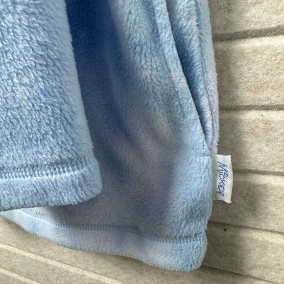 Disney Mickey & Pluto Blue Fleece 1/4 Zip Pullover Women’s 18W/20W Embroidered - Picture 13 of 14